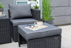Venture Home Cafesett|Balkonggrupper-Quad Balkonggruppe 2-seters Svart