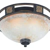 Trio Lighting Taklampe|Stuelampe-Quinta Plafond 2xE27 33 cm
