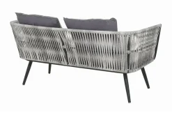Veranda & Terrasse|Loungesett-Ragusa Loungegruppe 156 cm Grey