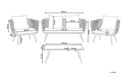 Ragusa Loungegruppe 156 cm