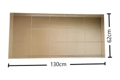 Veggspeil|Gangspeil-Raliyah Dekorasjonsspeil 62 cm Sølv