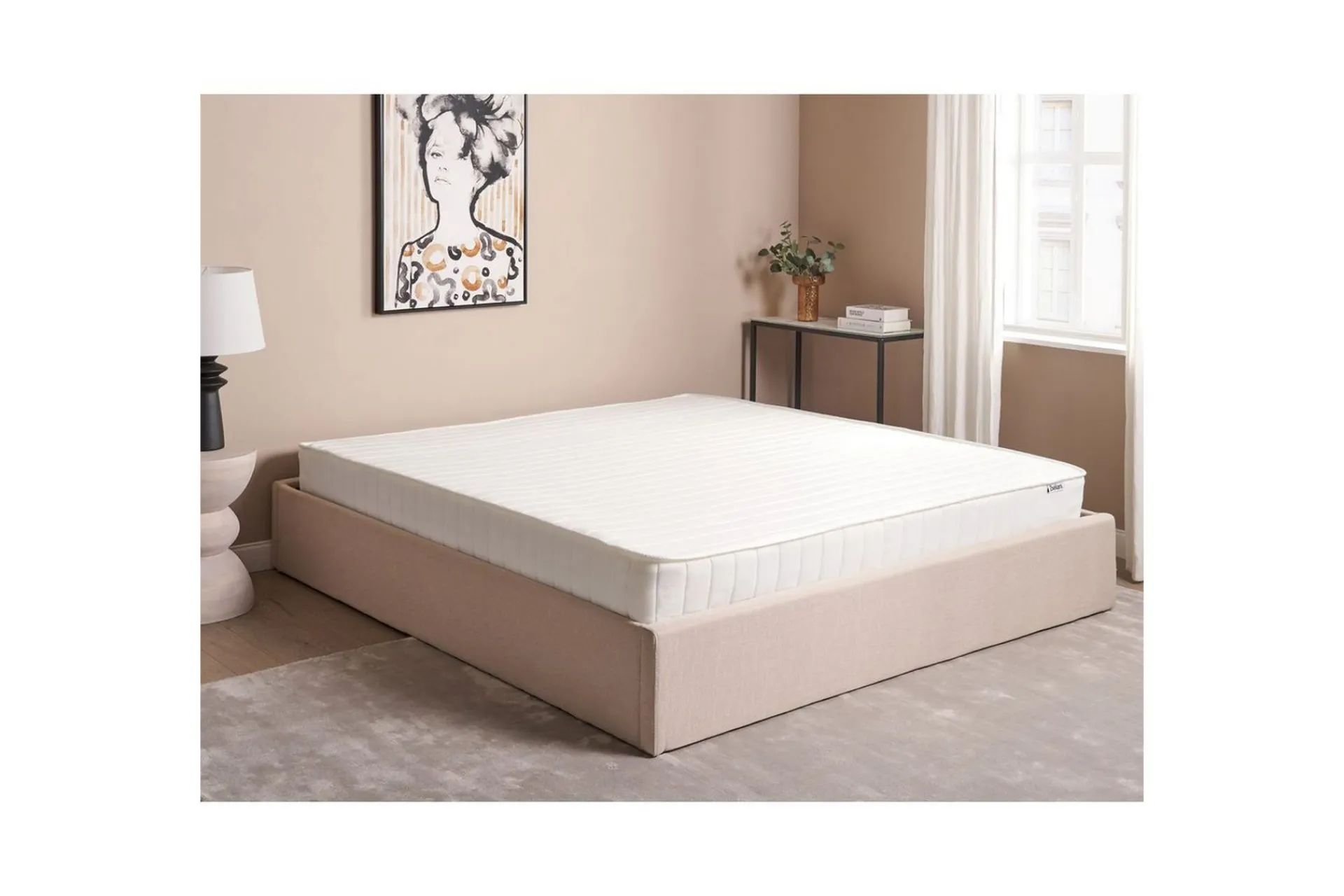 Barneseng & Juniorseng-Rammemadrass Delightful 180x200 cm Hvit
