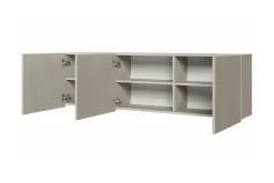 Oppbevaringsskap|Skap-Rathmore Highboard Ljusgrå Lysegrå