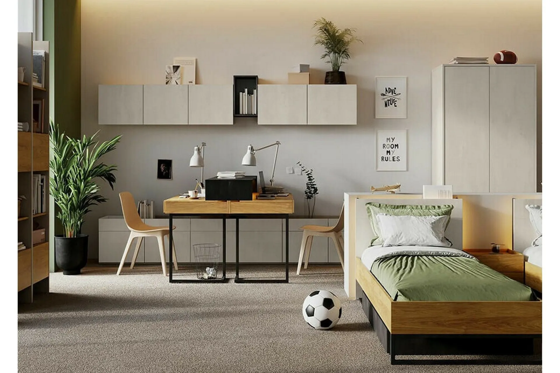Oppbevaringsskap|Skap-Rathmore Highboard Ljusgrå Lysegrå