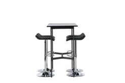 Venture Home Spisegrupper-Rax Spisegruppe 120 cm Rektangulær med 4 Jonna Stoler Svart