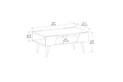 Rebelo Sofabord 90 cm