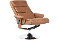 Lenestoler-Reclinerstol Legend Brun,Sølv