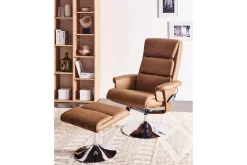 Lenestoler-Reclinerstol Legend Brun,Sølv