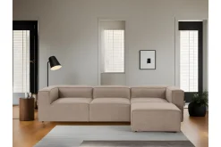 Sofa Med Sjeselong-Redlands Sofa med Sjeselong 3-seter Brun