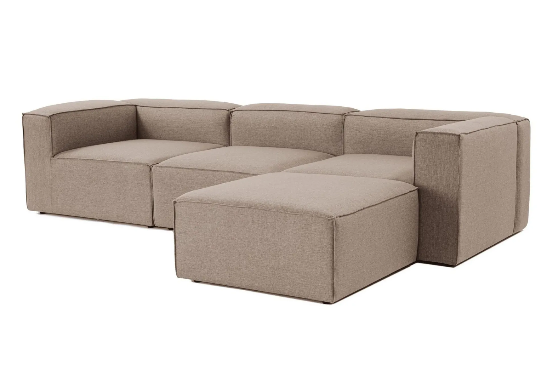 Sofa Med Sjeselong-Redlands Sofa med Sjeselong 3-seter Brun