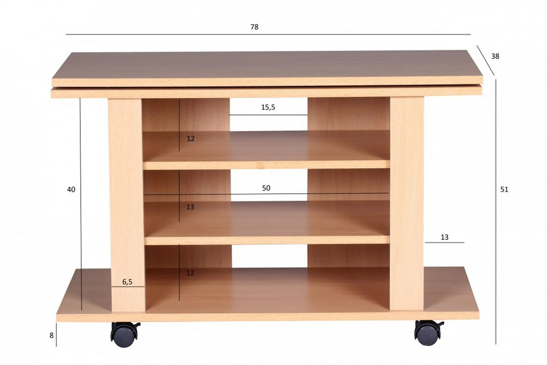 Wohnling Reeti TV-Benk 75 cm