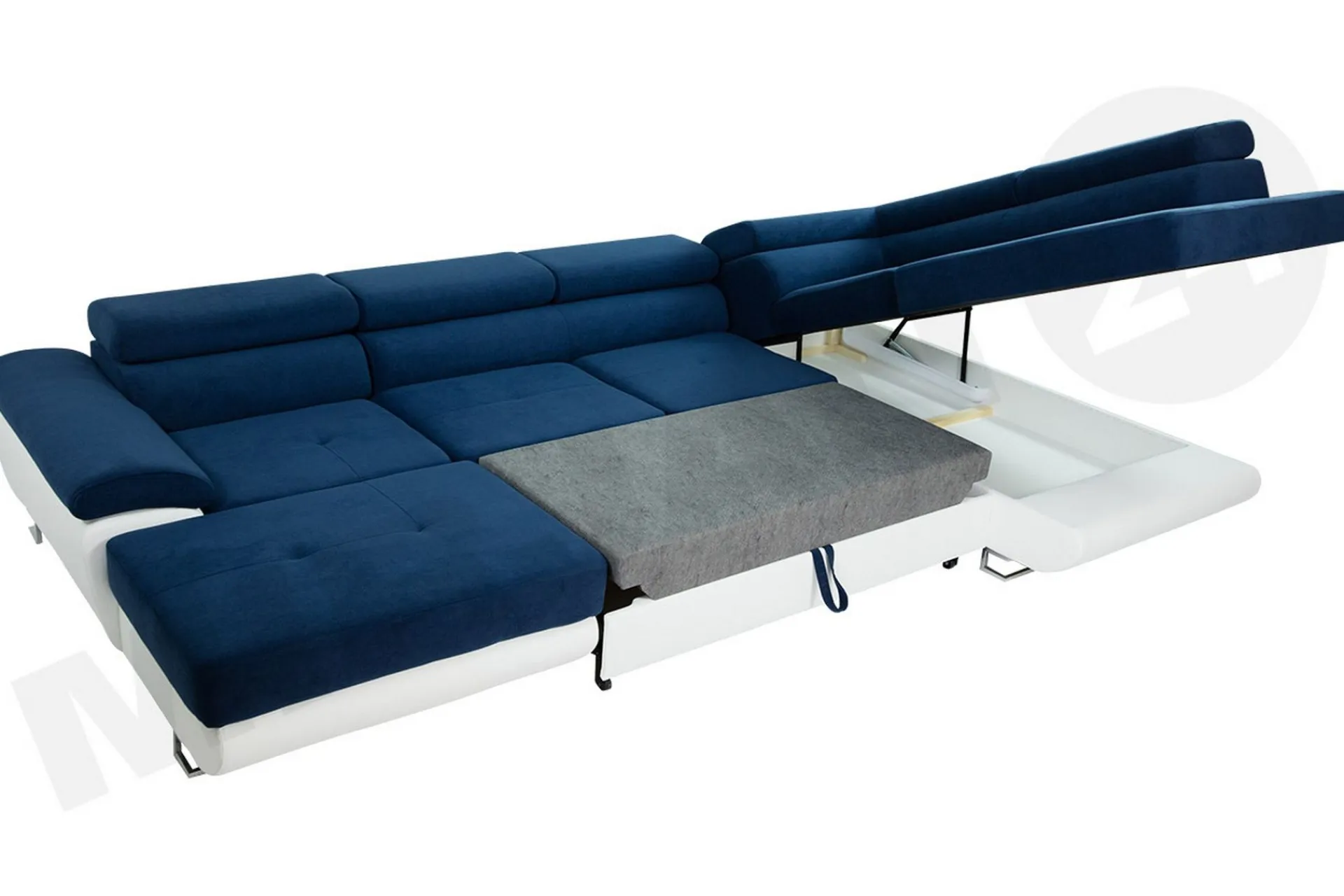 Velour Sofa & Fløyel Sofa|Sovesofaer-Reginia Hjørnesovesofa Høyre Nour Sammet 17 + Cherie 11