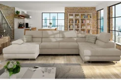 Velour Sofa & Fløyel Sofa|Sovesofaer-Reginia Hjørnesovesofa Høyre Nour Sammet 17 + Cherie 11