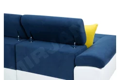 Velour Sofa & Fløyel Sofa|Sovesofaer-Reginia Hjørnesovesofa Høyre Nour Sammet 17 + Cherie 11