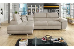 Velour Sofa & Fløyel Sofa-Reginia Hjørnesovesofa Venstre Nour Sammet 17 + Cherie 11