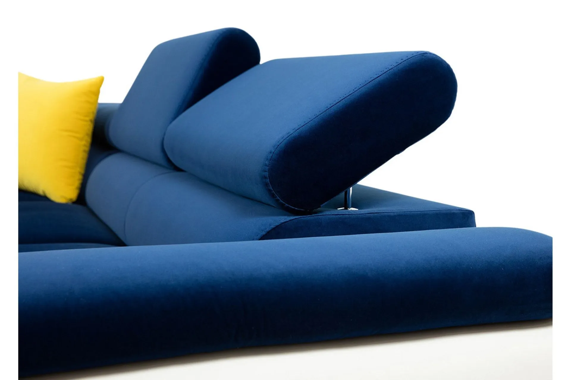 Velour Sofa & Fløyel Sofa|Sovesofaer-Reginia Sovesofa m. Sjeselong L-formet Moon 9 + Nour Sammet 20 + Moon 9