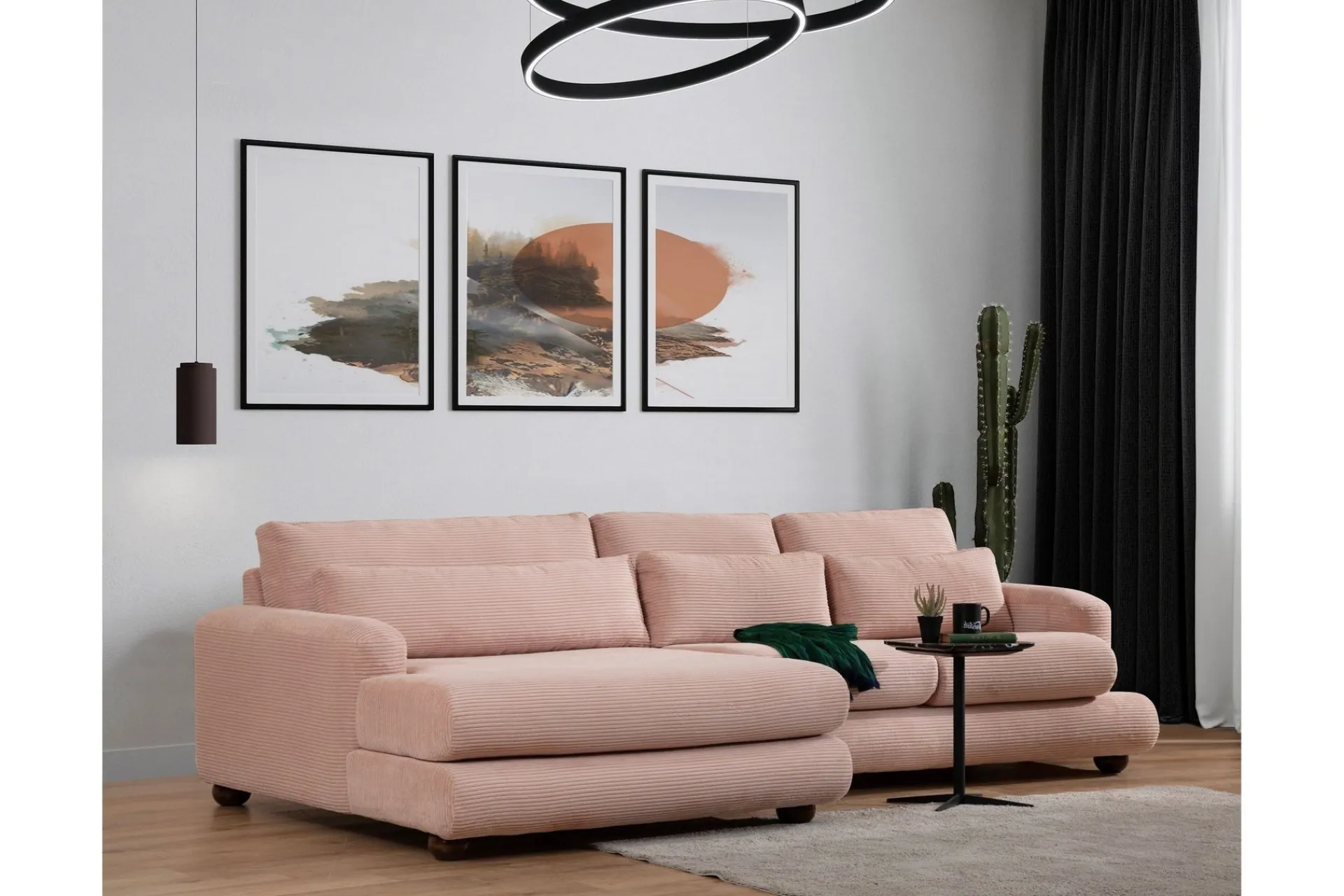 Relento Sofa med Sjeselong 3-seter