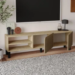 Tv-Benk & Mediabenk-Relento TV-benk 150 cm varm eik, sapphire eik