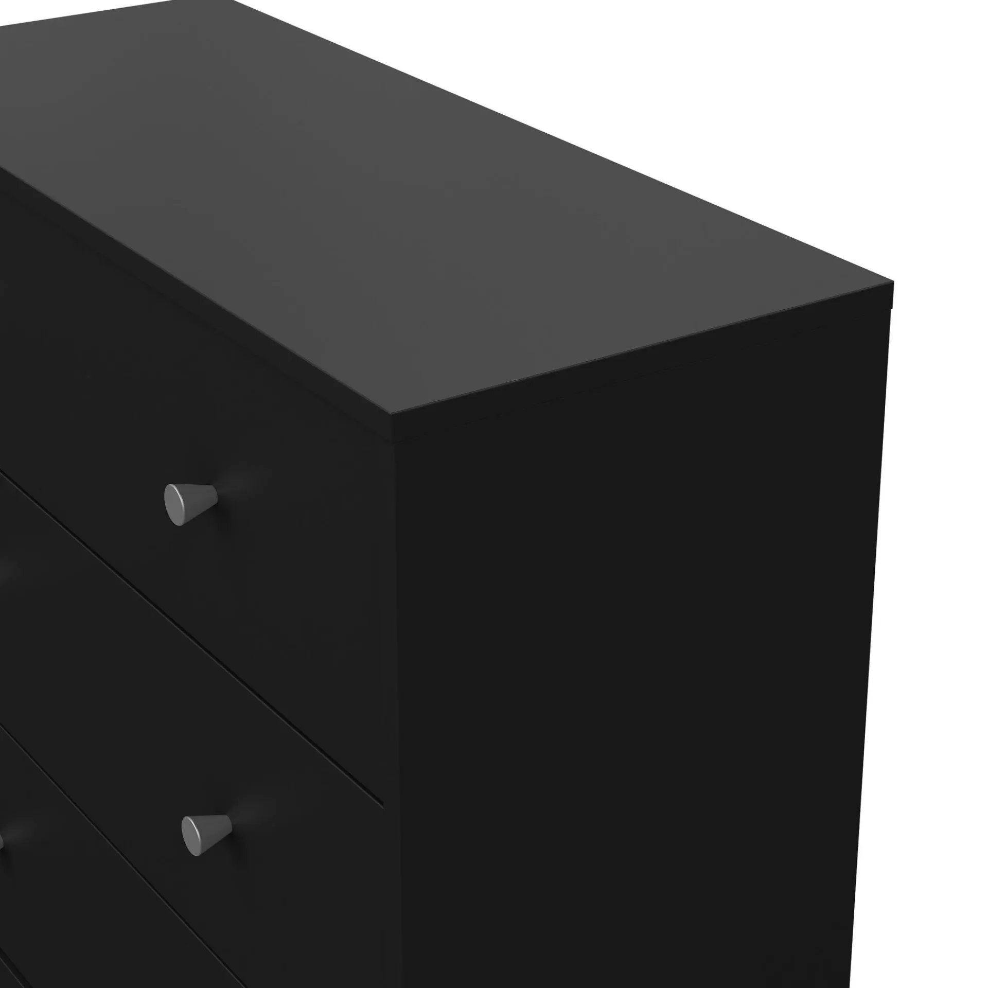 Tvilum Kommode|Gangoppbevaring-Renor Kommode 3 skuffer 72x30x68 cm Svart