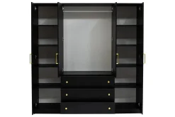Retro Garderobe M. Speil 196x200 cm