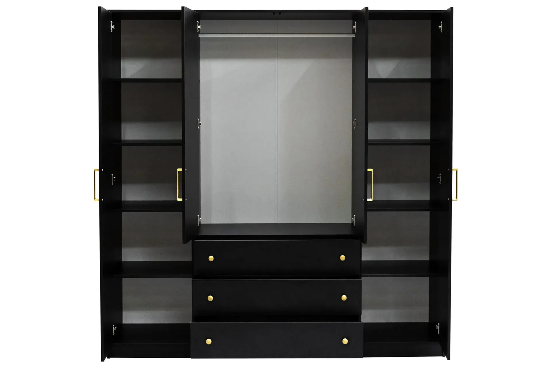 Retro Garderobe M. Speil 196x200 cm