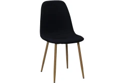 Bark Richeto spisebord 210 cm eik + 8 stk. Nibe stol svart med eikeben