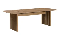 Bark Spisegrupper-Richeto spisebord 240 cm med 8 Filip spisestoler Naturlig finish