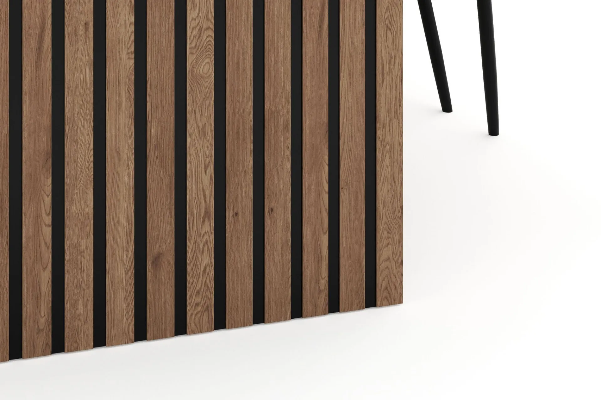 Bark Richeto Spisegruppe 240 cm med 6 Polar Spisestoler