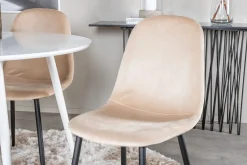Venture Home Spisegrupper-Ridones Spisegruppe 100 cm Rund inkl. 4 Pontus Stoler Hvit
