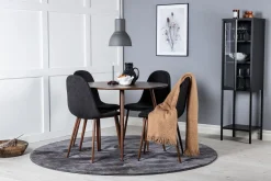Venture Home Ridones Spisegruppe 100 cm Rund inkl. 4 Ypas Stoler