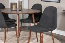 Venture Home Ridones Spisegruppe 100 cm Rund inkl. 4 Ypas Stoler