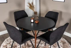 Venture Home Ridones Spisegruppe Rundt inkl. 4 Sumoas Stoler