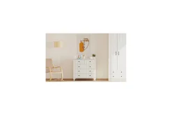 Kommode|Entrekommode-Rihana Sminkebord 90 cm Matt hvit