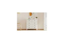 Kommode|Entrekommode-Rihana Sminkebord 90 cm Matt hvit