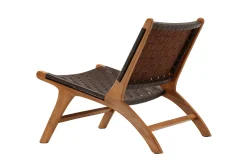 VIND Lenestoler-Rike Loungelenestol Brun/Beige