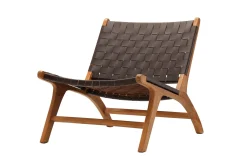 VIND Lenestoler-Rike Loungelenestol Brun/Beige