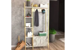 Knaggerekke-Rinorea Kleshengere 90x175 cm Hvit