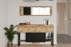 Gangbord|Avlastningsbord-Rinorea Konsollbord 139x83,6 cm Grønn