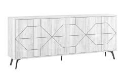 Gangbord|Avlastningsbord-Rinorea Konsollbord 184x77,4 cm Hvit