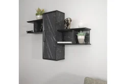 Vegghylle-Rinorea Vegghylle 118,6x51,8 cm Svart