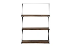 Vegghylle-Rinorea Vegghylle 60x15 cm 3 Hyller Svart