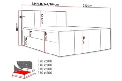 Sengeramme & Sengestamme|Seng Med Oppbevaring-Ripon Sengeramme 160x200 cm Beige
