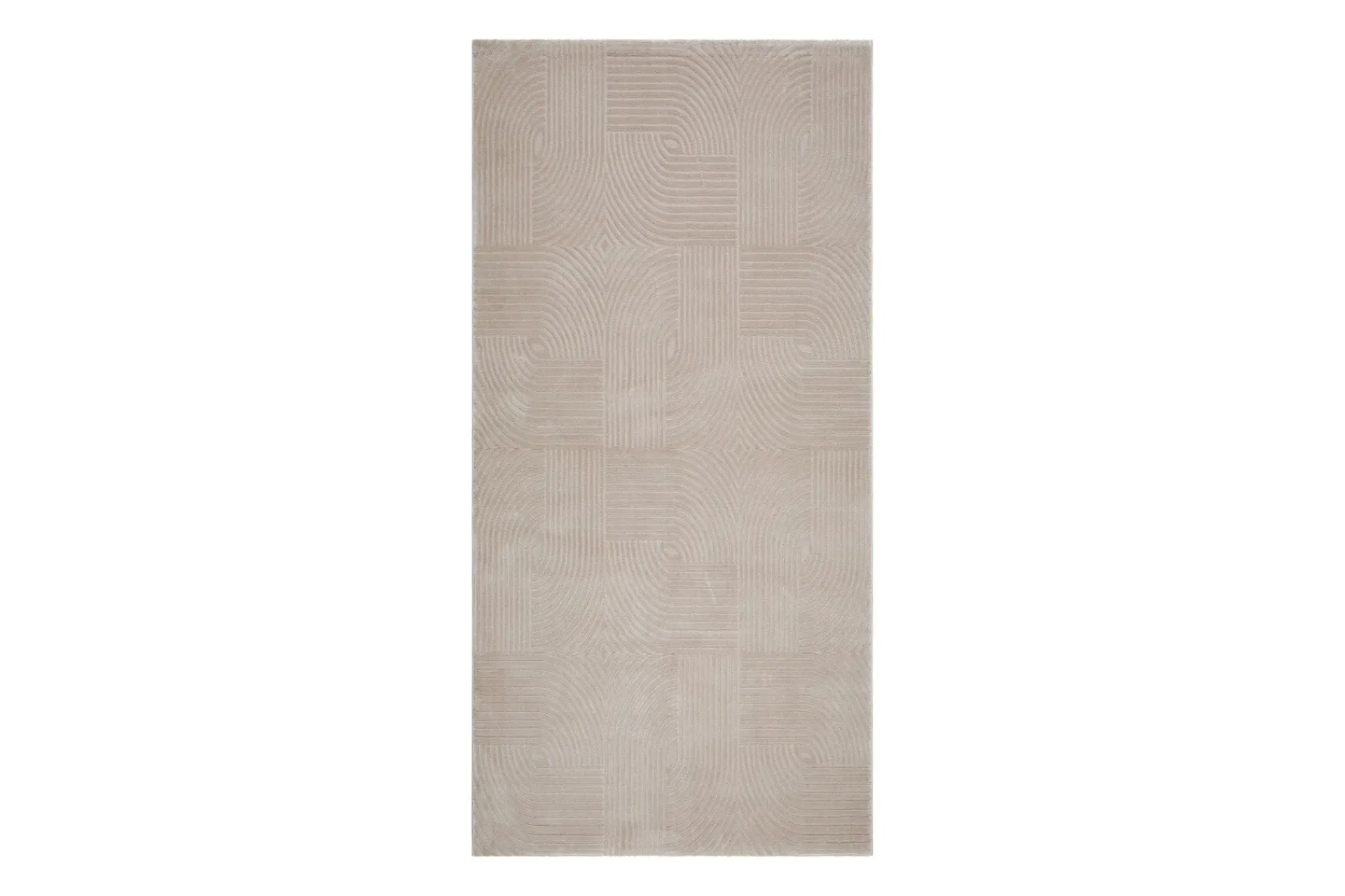 KM Home Moderne Tepper-Ritz Wiltonteppe 80x250 cm Rektangulær Lin