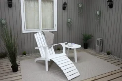 Comfort Garden Rolston Dekkstol med Fotskammel