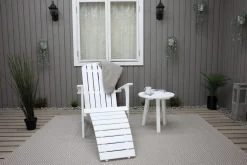 Comfort Garden Rolston Dekkstol med Fotskammel