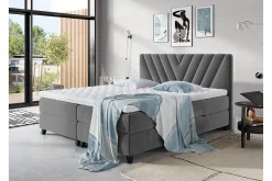Kontinentalsenger|Seng Med Oppbevaring-Romanza Sengpakke Kontinentalseng 160x200 cm Grey