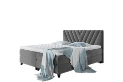 Kontinentalsenger|Seng Med Oppbevaring-Romanza Sengpakke Kontinentalseng 160x200 cm Grey