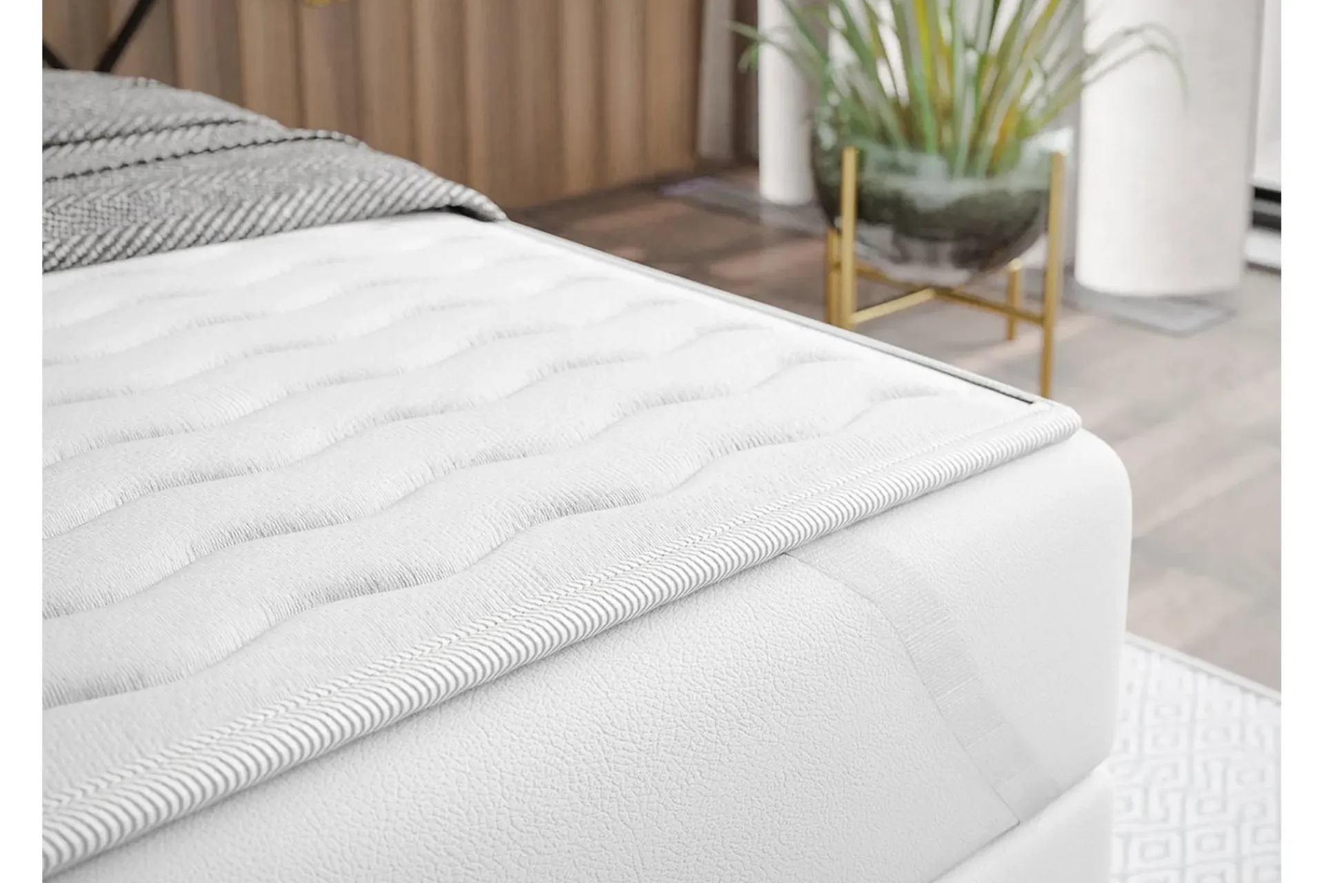 Seng Med Oppbevaring|Komplett Sengepakke-Roma Sengepakke 120x200 cm Haze 17