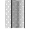 Bretteskjerm-Romdeler Cheerful Polka Dots