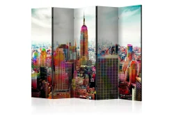 Bretteskjerm-Romdeler Colors of New York City II
